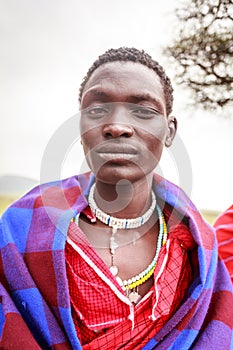 Portrait of young Masai