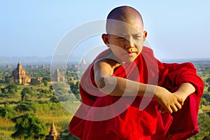 Portrét mladý mnich 