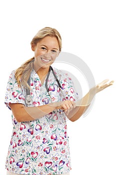 Portrait of young nurse