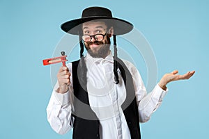 Portrait of a young orthodox Hasdim Jewish man