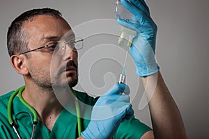 Portrait of a young physician