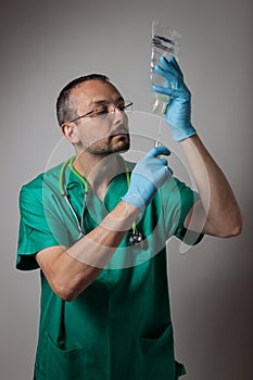 Portrait of a young physician