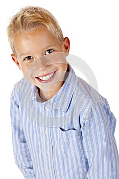 Portrait of young smiling boy