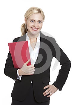 Portrait of A Young Smiling Businesswoman