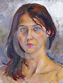 Portrait of a young woman