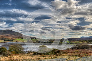 Portree city view - Scotland