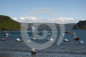 Portree Harbour on the Isle of Skye photo