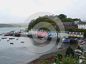 The Portree Harbour isle of Skye, Scotland