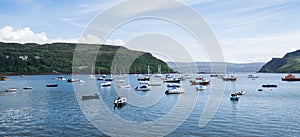 Portree harbour, scotland