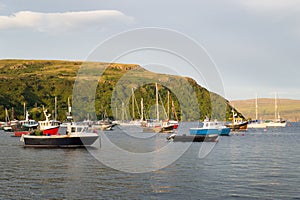 Portree harbour, scotland
