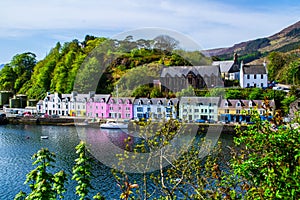 Portree town, Isle Of Skye, Scotland