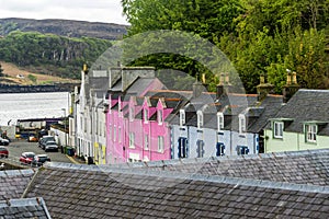 Portree town view, Isle of Skye