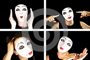 Portret of the mime