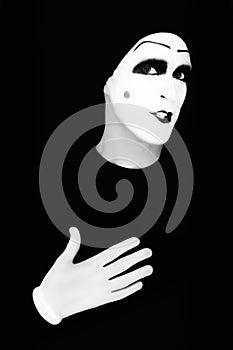 Portret of the mime