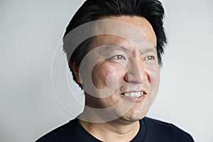 Portriat of smiling Asian man