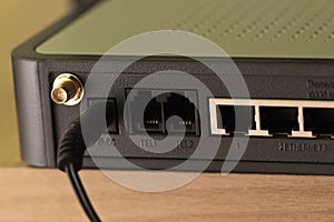 Ports on network hub router