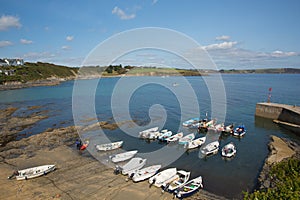 Portscatho harbour Cornwall Roseland Peninsula photo