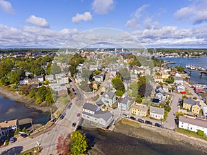 Portsmouth aerial view, New Hampshire, USA