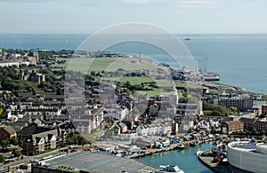 Portsmouth and Southsea, aerial view