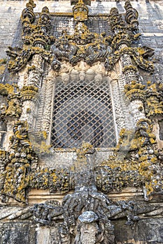 Portugai, Tomar, the famous window Janela do CapÃ­tulo