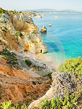 Portugal Algarve beach Praia do Camilo in Lagos