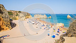 Portugal Algarve beach Praia Dona Ana in Lagos