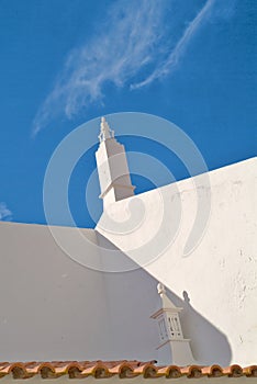 PORTUGAL, ALGARVE chimneys in Olhao