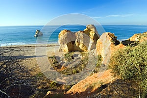 Portugal algarve coastline