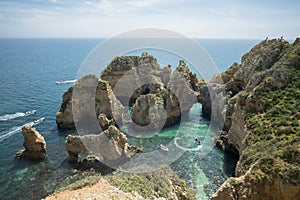 PORTUGAL ALGARVE LAGOS PONTA DA PIEDADE