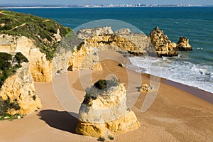 Portugal, Algarve, Lagos, Praia Dona Ana