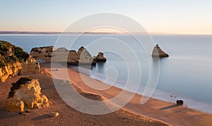 Portugal, Algarve, Lagos, Praia Dona Ana photo