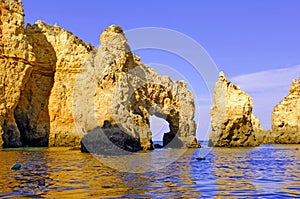 Portugal, Algarve, Lagos: Wonderful coastline