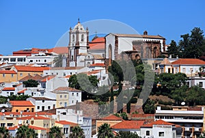 Portugal, Algarve Region, panoramic view of the historical town of Silves photo