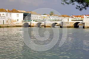 Portugal, area of Algarve, Tavira: City view