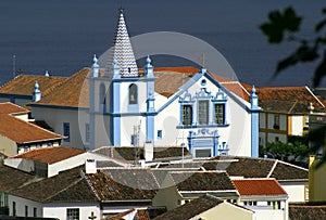 Portugal Azores Islands Terceira baroque church - Angra do Heroismo