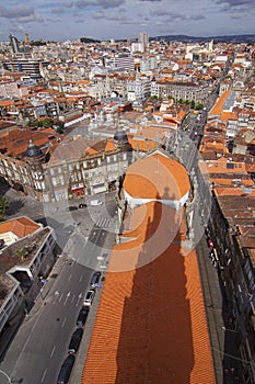 Portugal: Bird eye view of Porto