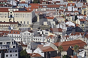 Portugal: Buildings in central Lisbon