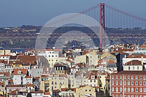 Portugal: Buildings in central Lisbon