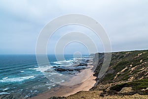Portugal - Cliffs along the ocean