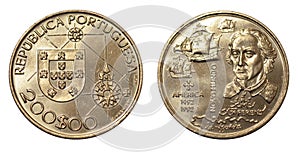 Portugal coin 200 escudo America - nuovo mundo ( new world).