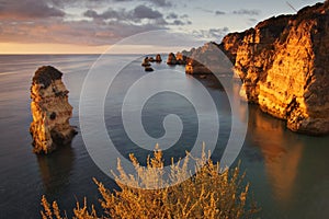 Portugal: Dona Ana beach in Lagos photo