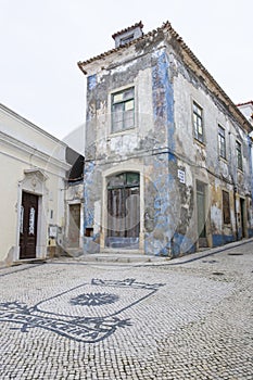 Portugal, historical building  in one city on the seacoast.