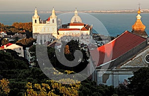 Portugal, Lisbon: Church near the Taje river