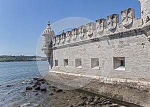 Portugal, Lisbon, a fortified building Fort on the embankment