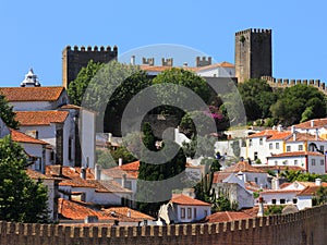 Portugal, Lisbon. Picturesque, medieval town of Obidos. photo