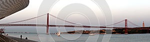 Portugal, Lisbon, view of the bridge and the Maat museum photo