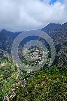 Amazing Panoramic Madeira Mountains Landscape view photo