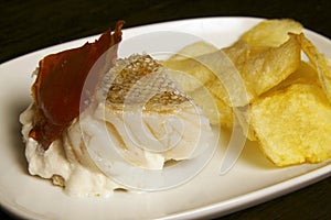 Portugal - steamed sun dried codfish