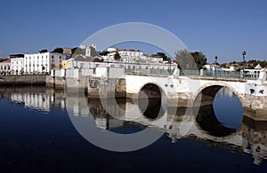 Portugal, Tavira, Algarve, old roman bridge photo