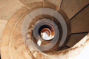   espiral escalera 